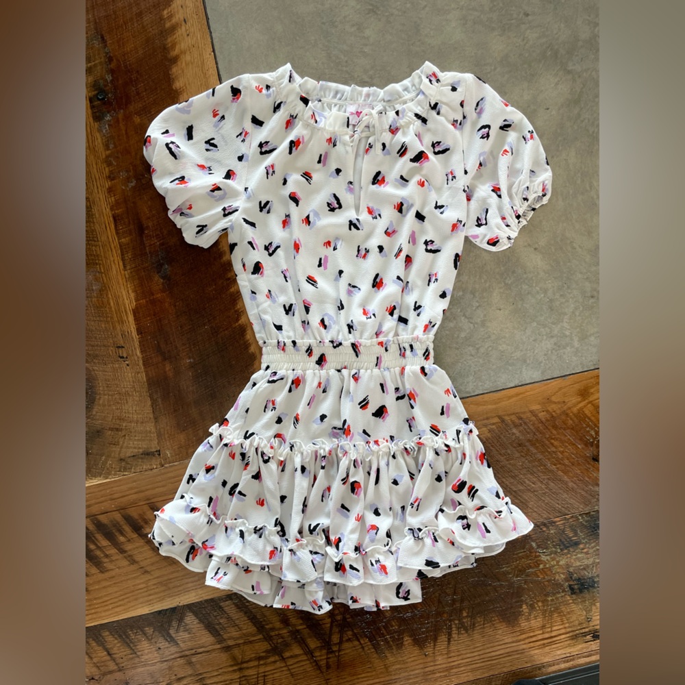 Charming Dress with Colorful Print